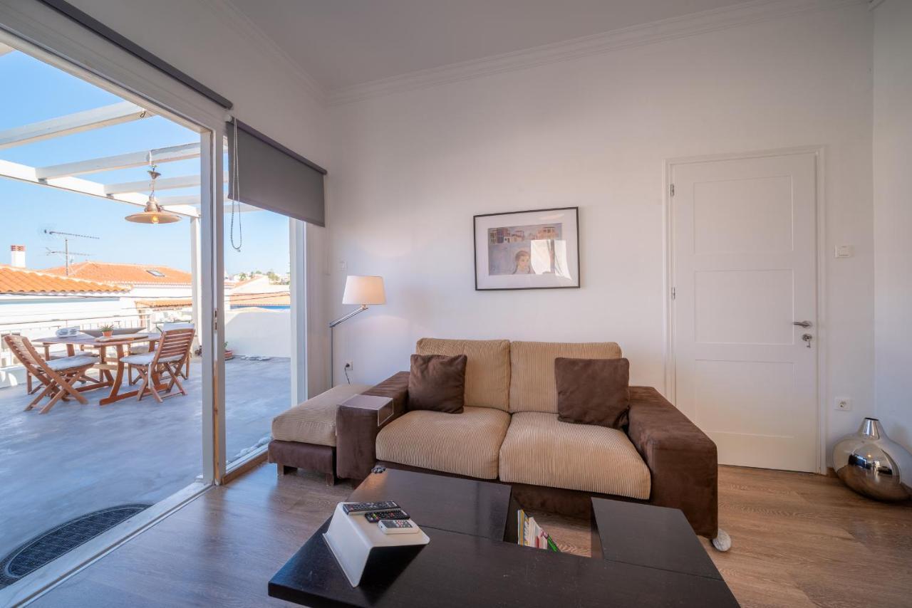 Ferienwohnung The Roof - Flat Sea View In Aegina Town Exterior foto