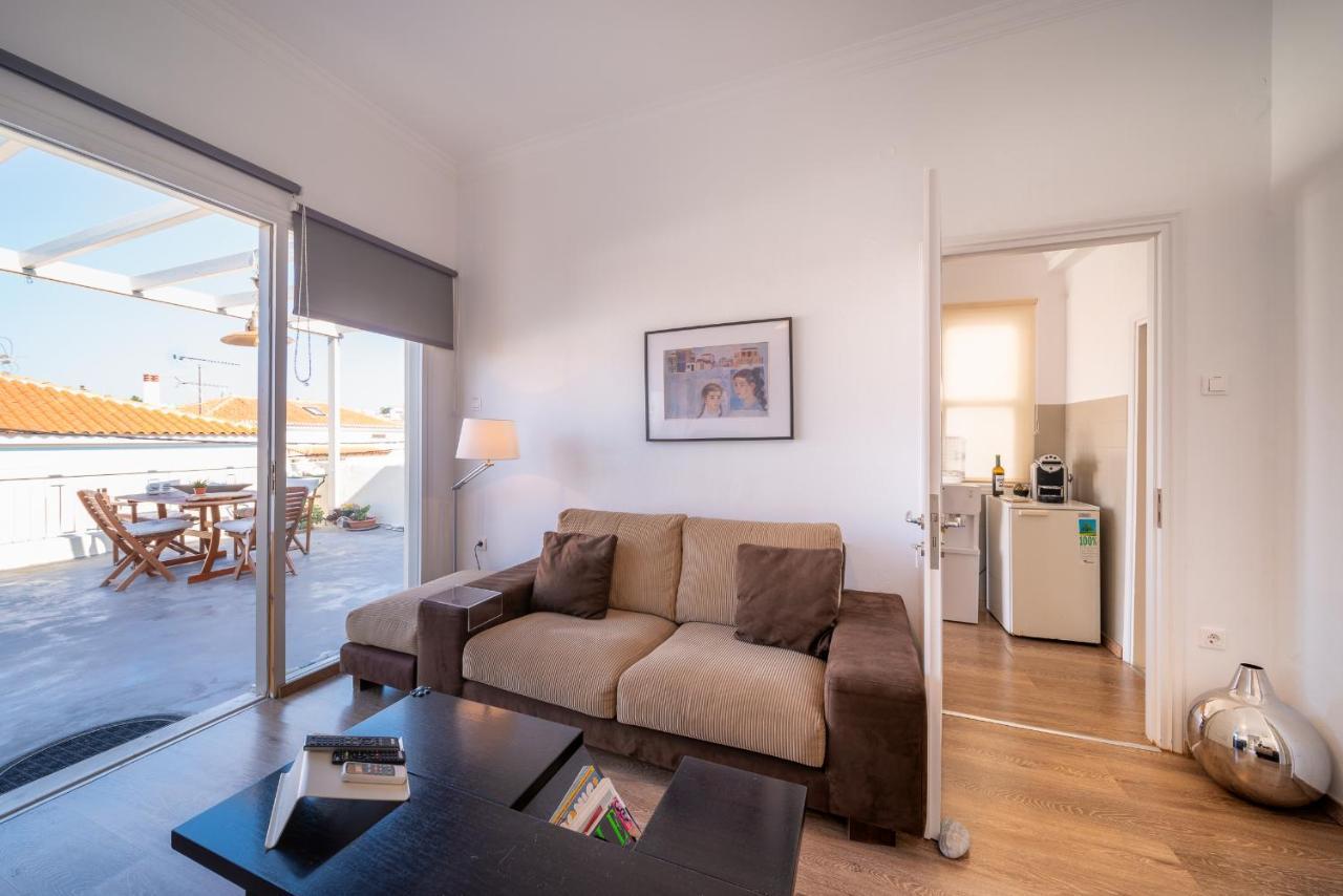 Ferienwohnung The Roof - Flat Sea View In Aegina Town Exterior foto